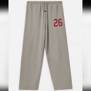 Fear of God Essentials Smoke Grey Lounge Fleece Baggy Sweatpants- S